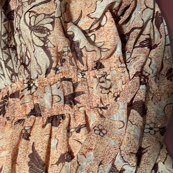 Beautiful contemporary dress pink & purple - Picture 2 of 4